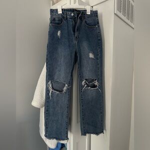 PLT High-rise Straight Jean